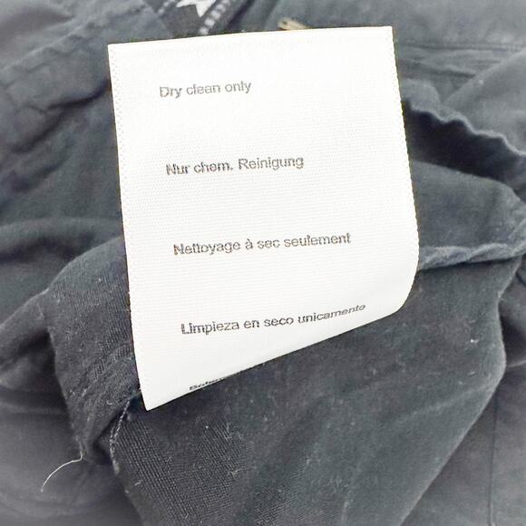 Day Birger Et Mikkelsen Black Denim Jacket Embroidered Pattern Size 42 XL - Picture 4 of 6